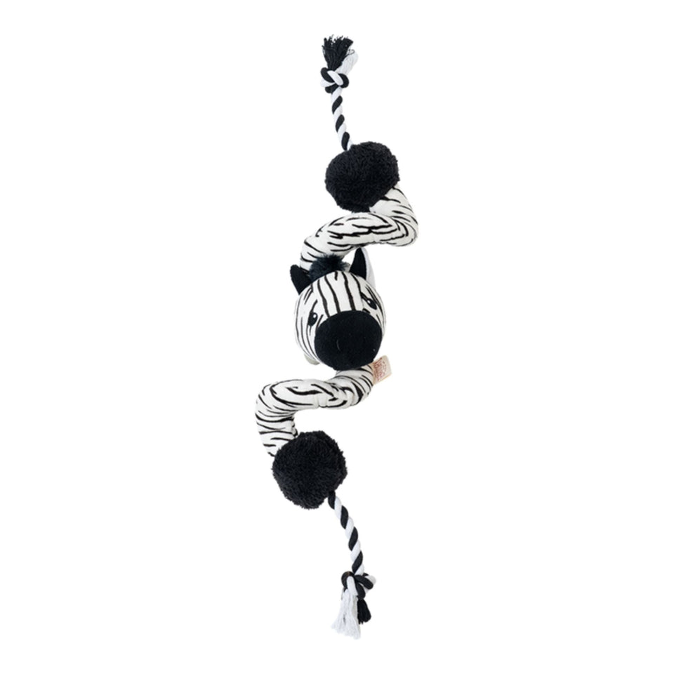 Territory Dog Loopy Tug Toy Zebra - 33 Inches