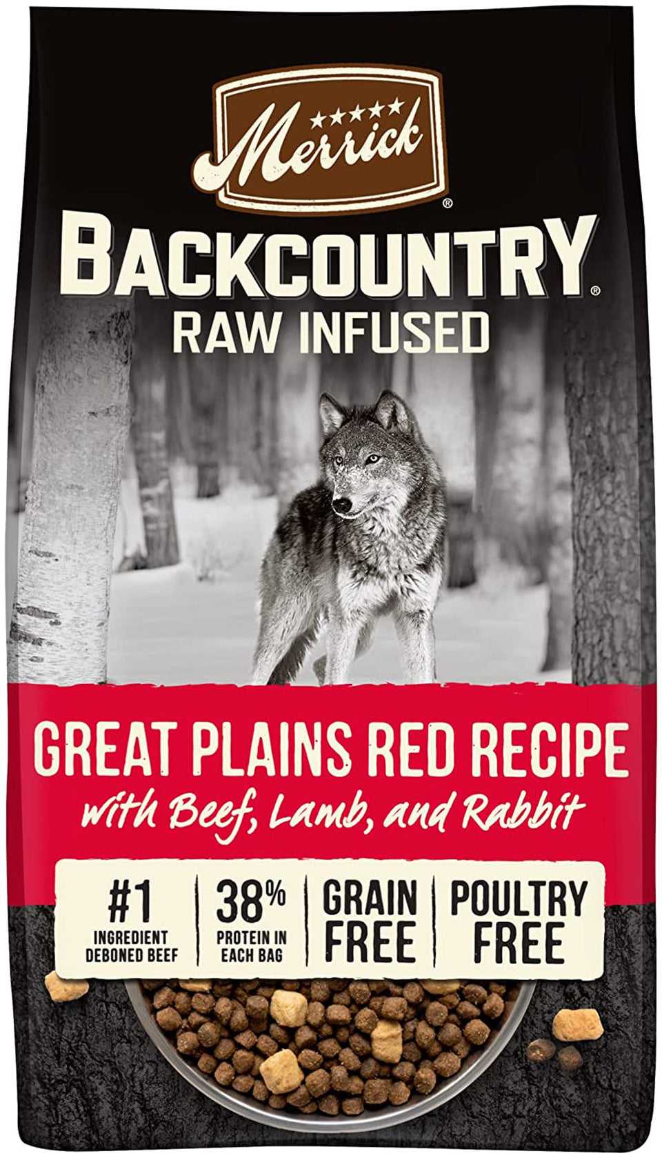 Merrick Dog Backcountry Great Plains Red 20 lb