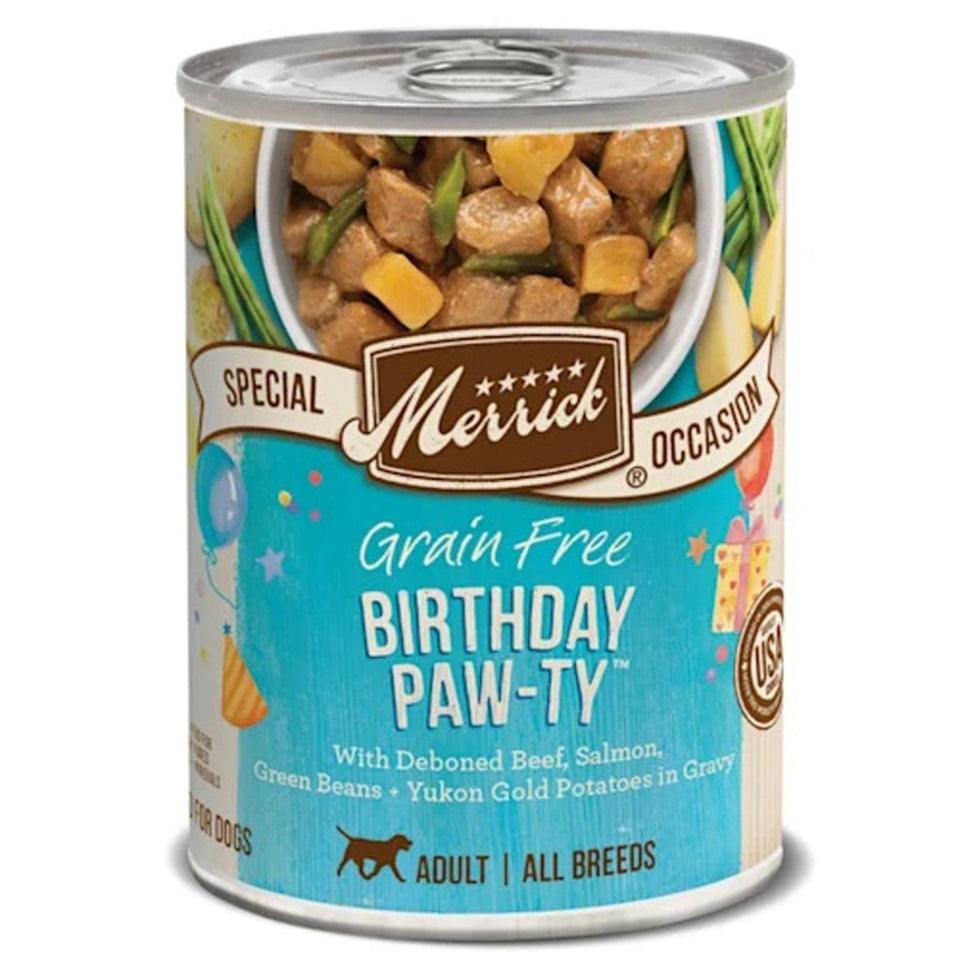 Merrick Birthday Paw-ty Wet Dog Food 12.7 oz. 12 ct
