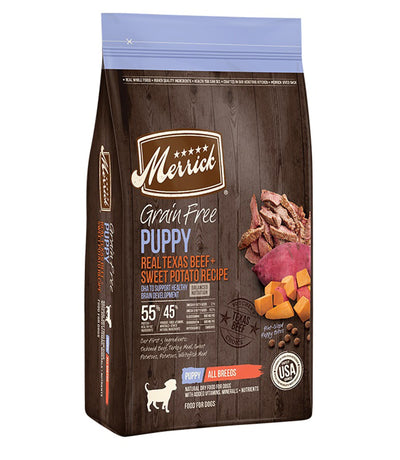 Merrick Dog Grain-Free Puppy Beef And Sweet Potato, 4 lb