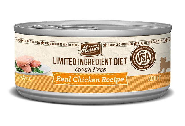 Merrick GF Limited Ingredient Diet Real Chicken Pate Wet Cat Food