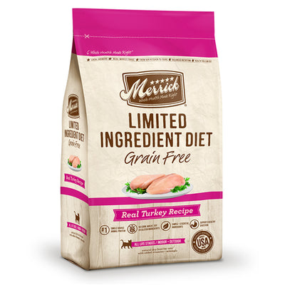 Merrick Limited Ingredient Diet Dry Cat Food - Real Deboned Turkey, 7 lb