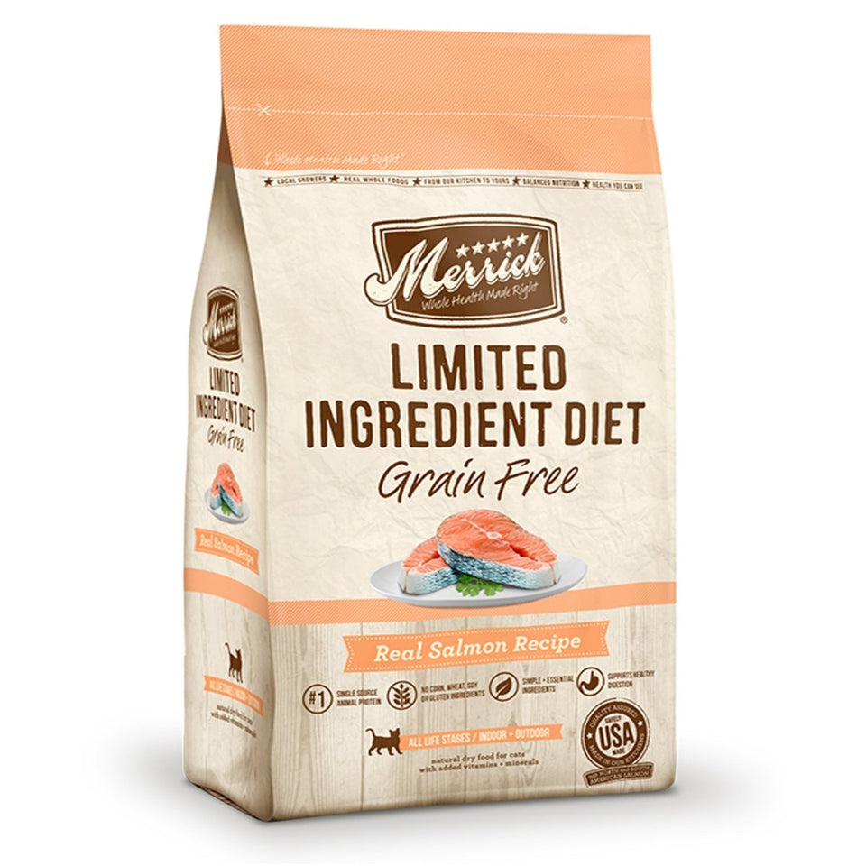 Merrick Limited Ingredient Diet Dry Cat Food, Real Deboned Salmon