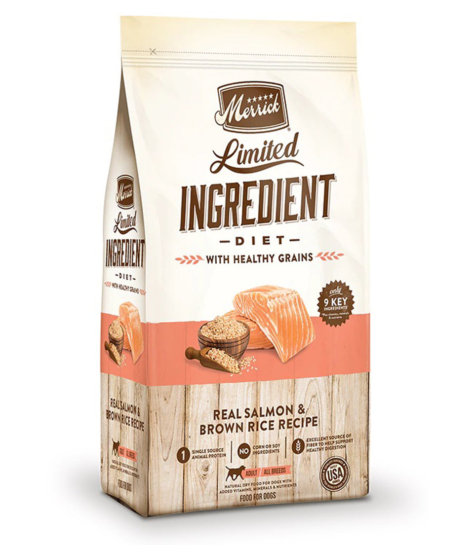 Merrick Dog Limited Ingredient Salmon And Brown Rice 22 lb