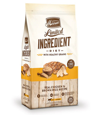 Merrick Dog Limited Ingredient Chicken And Brown Rice 22 lb