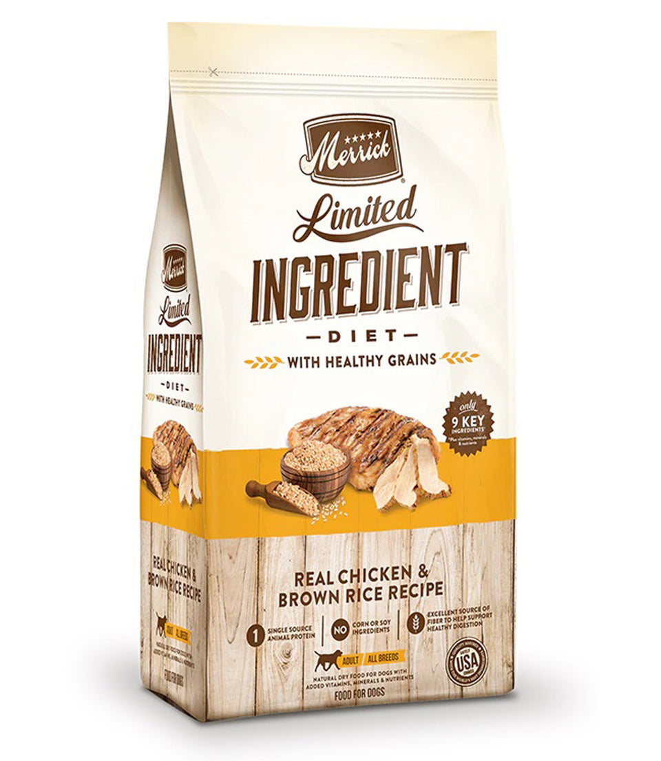 Merrick Dog Limited Ingredient Chicken And Brown Rice 22 lb