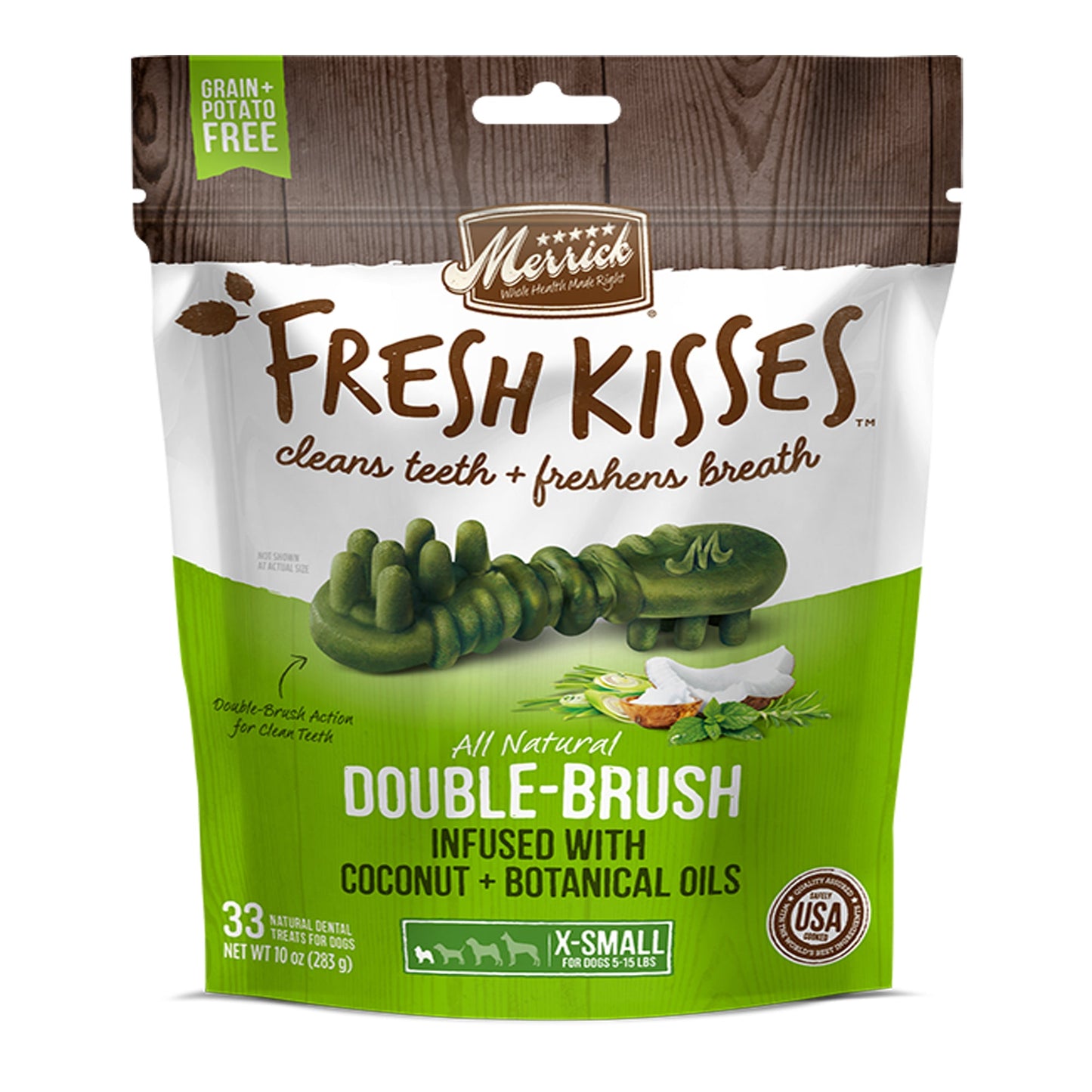 Merrick Dog Fresh Kisses Coconut Xsmall, 6 oz 20 ct