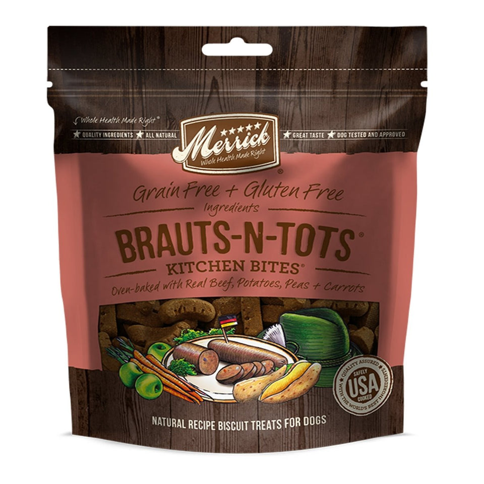 Merrick Kitchen Bites Brauts-N-Tots 9 oz