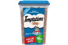 Temptations Classics Crunchy & Soft Adult Cat Treats Savory Salmon