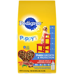 Pedigree Puppy Growth & Protection Dry Dog Food Grilled Steak &, view 2