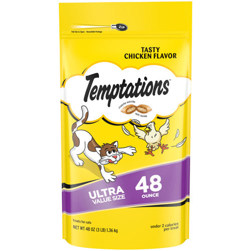 Temptations Classics Crunchy & Soft Adult Cat Treats Tasty Chicken