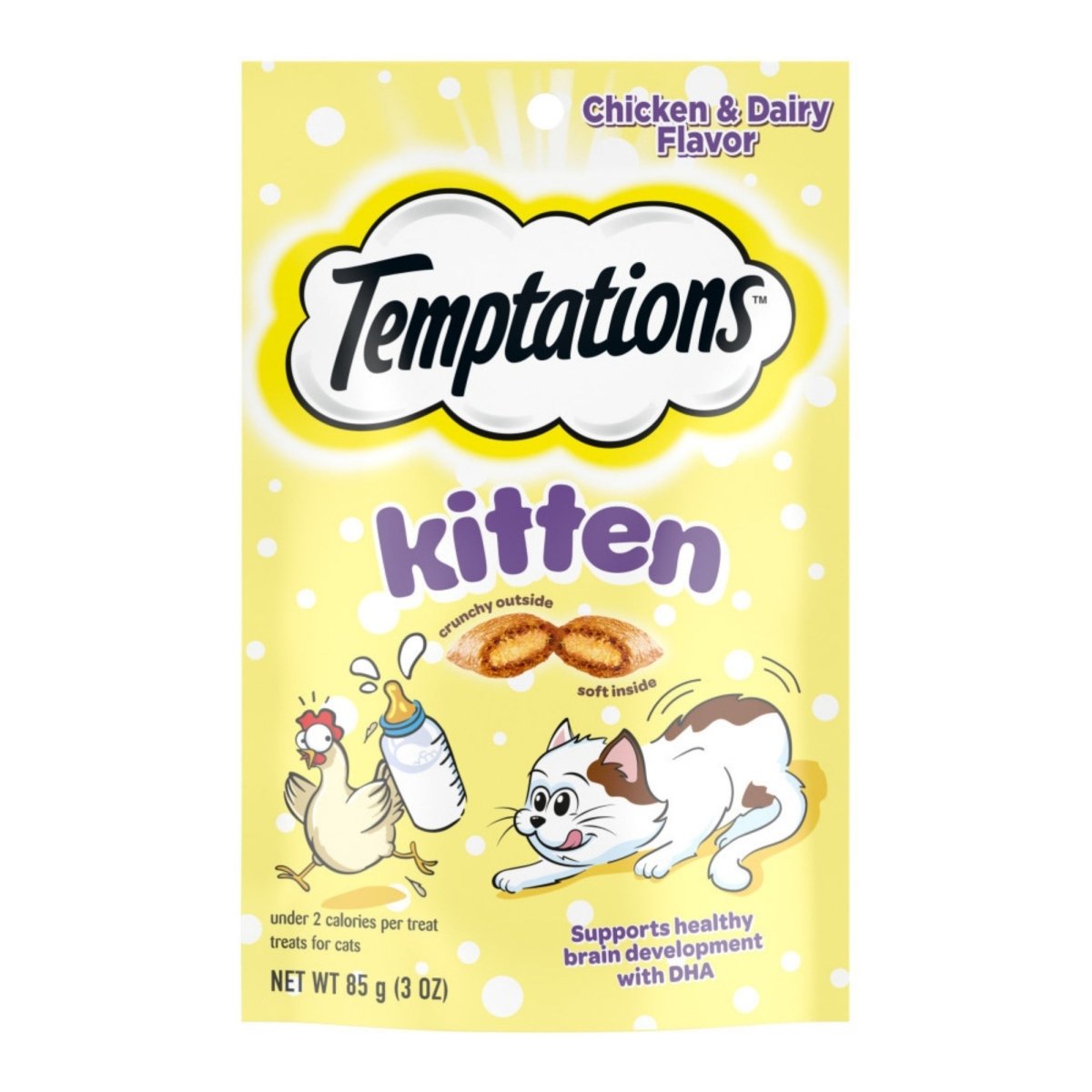 Temptations Kitten Cat Treat Chicken & Dairy 1ea/3 oz - Pets Perfect