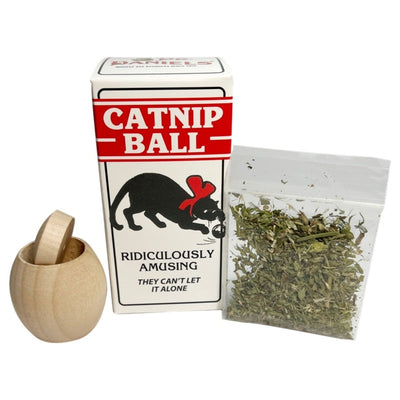 Dr. Daniel's Cat Wooden Ball with Catnip - Pets Perfect