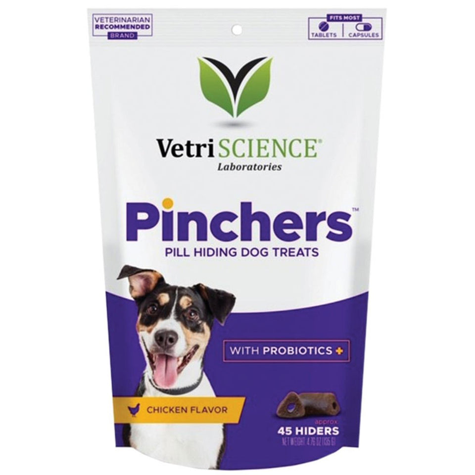 Vetriscience Dog Pinchers Pill Hiding Treat Chicken 4.73 Oz – Discontinued - Dog Health & Wellness