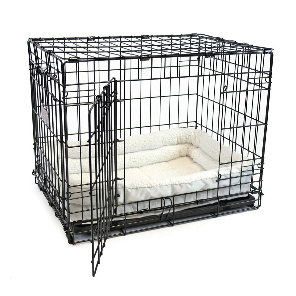 MidWest Homes for Pets Deluxe Fleece Double Bolster Dog Bed 1ea/18in.