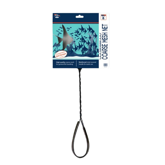 Weco Products Classic Coarse Mesh Net Standard Handle, Black, 1ea/8 in