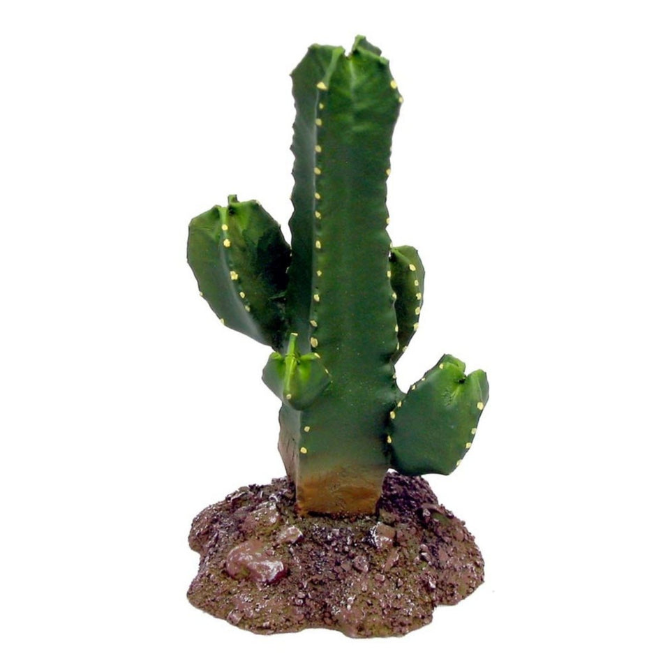 Weco Wecorama Badlands Tetragonus Cactus Terrarium Ornament, Brown