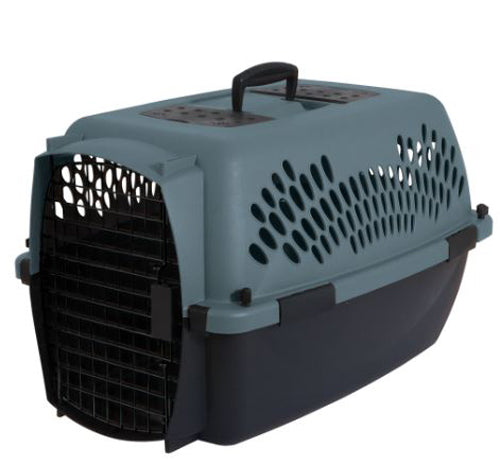 Aspen Fashion Pet Porter Dog Kennel Hard - Sided Falcon; Black 24 in - Pets Perfect