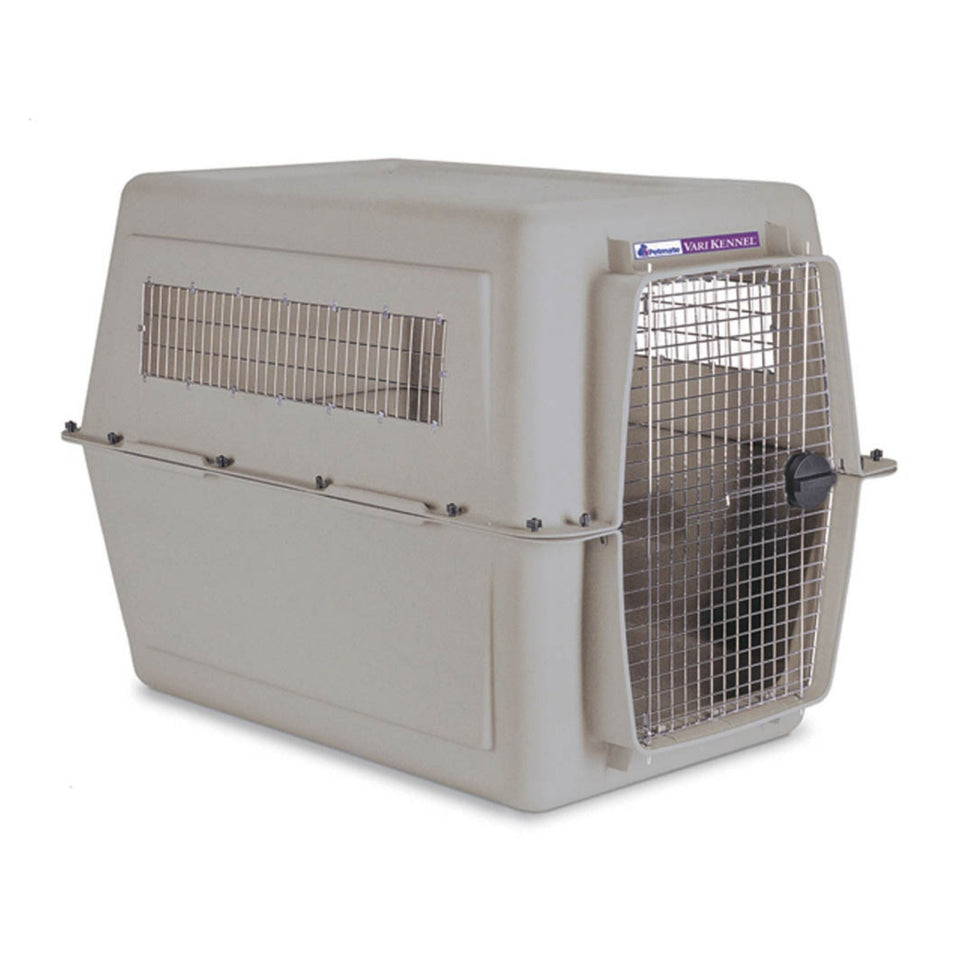 Petmate Giant Vari Dog Kennel Bleached Linen Taupe 1ea/48in. - Dog Travel and Home