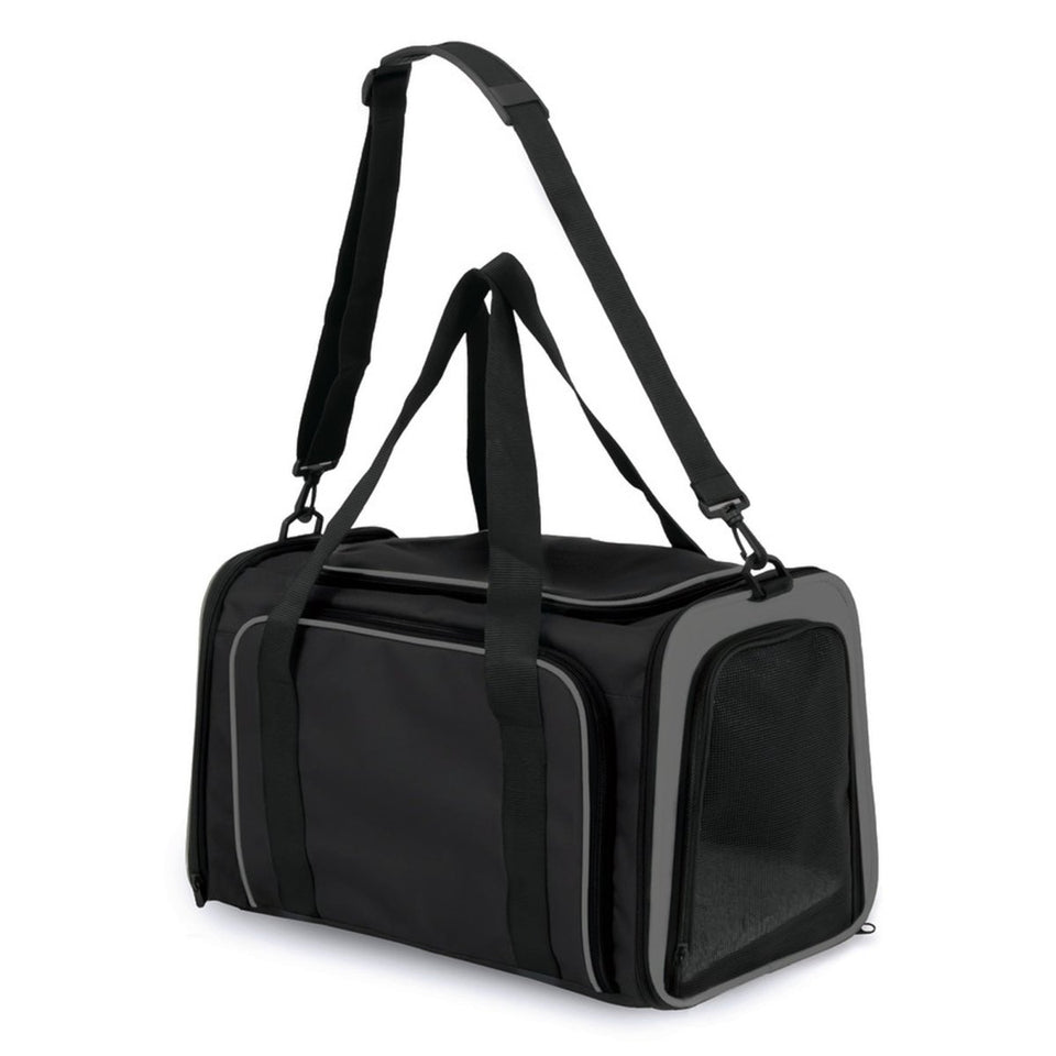 Petmate See & Extend Dog Carrier Black, 18 in - Pets Perfect