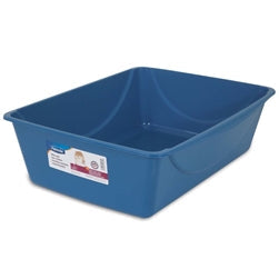 Petmate Basic Cat Litter Pan Mouse Gray, Jumbo 12 ct