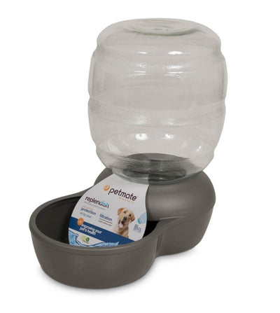 Petmate Replendish Water With Microban Mason, Silver Large - Pets Perfect