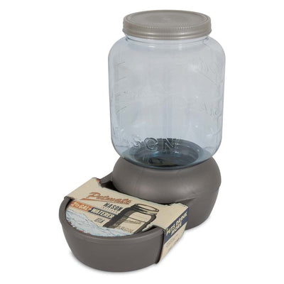 Petmate Mason Gravity Waterer Soda Glass Medium - Pets Perfect