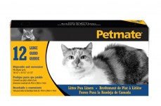 Petmate Litter Pan Liners Clear 1ea/12 ct, LG - Pets Perfect
