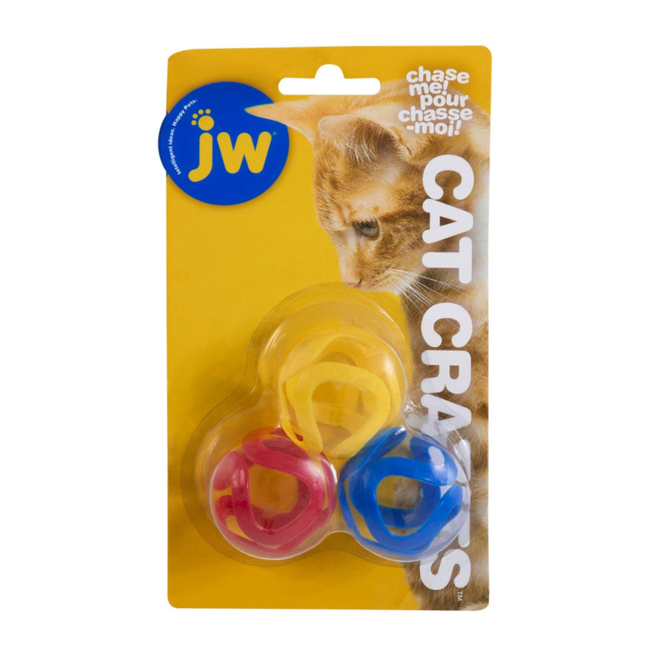 JW Pet Cat Crazies Cat Toy 3 ct