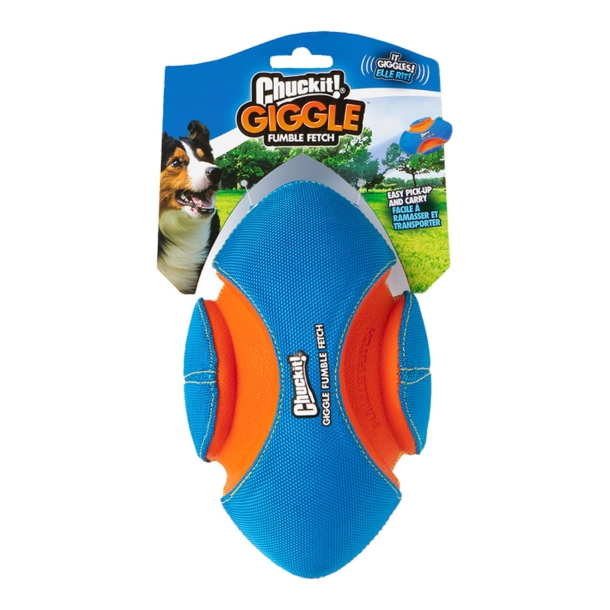 Chuckit Dog Giggle Fumble Fetch Small - Pets Perfect