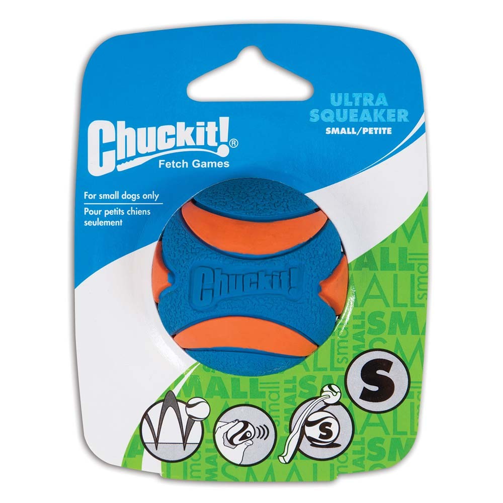 Chuckit! Ultra Squeaker Ball Dog Toy 1ea/SM - Pets Perfect