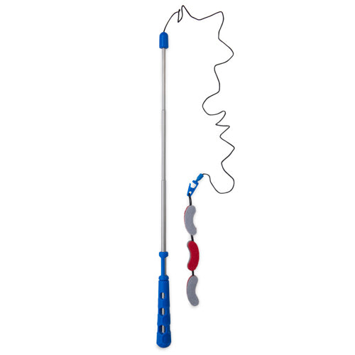 JW Pet Telescopic Felt Crawler Wand Cat Toy