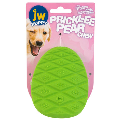 JW Pet Prickl-ee Pear Puppy Teether Chew Dog Toy Puppy
