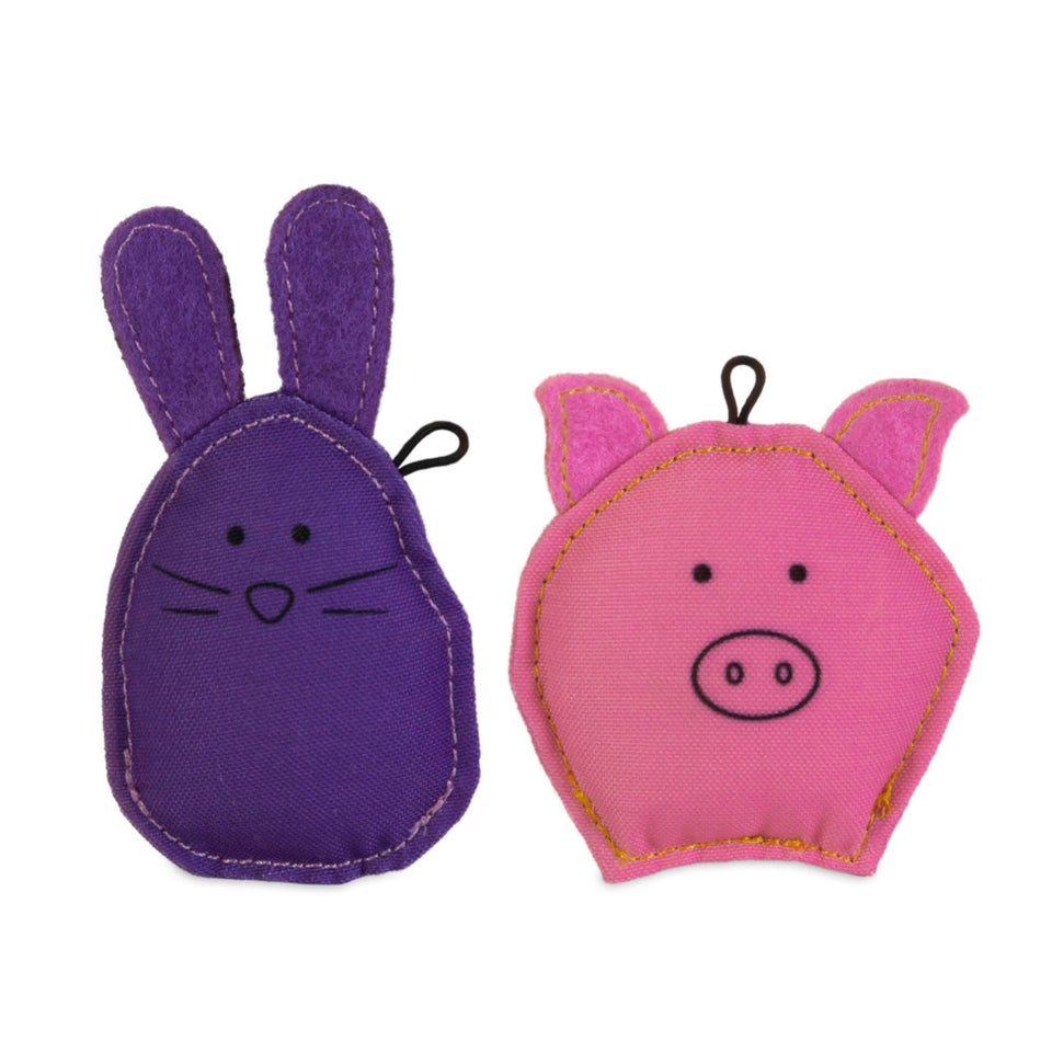 JW Pet Cat Pig-ee & Bunn-Ee Catnip Combo Cat Toy Small, view 3