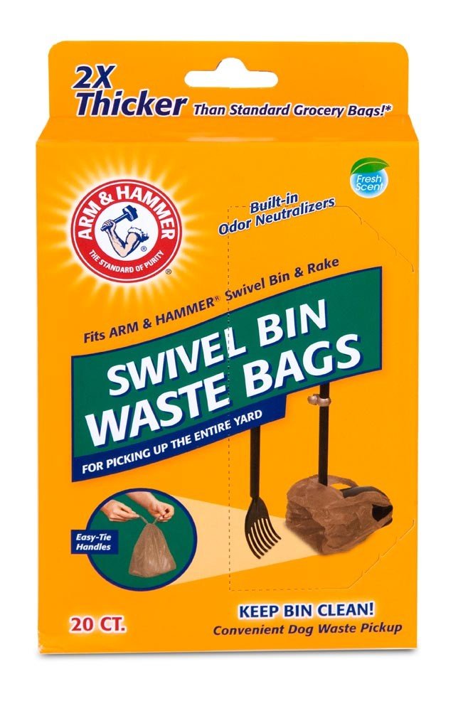 Arm & Hammer Waste Bags for Swivel Bin & Rake Penny 1ea/20 ct - Pets Perfect