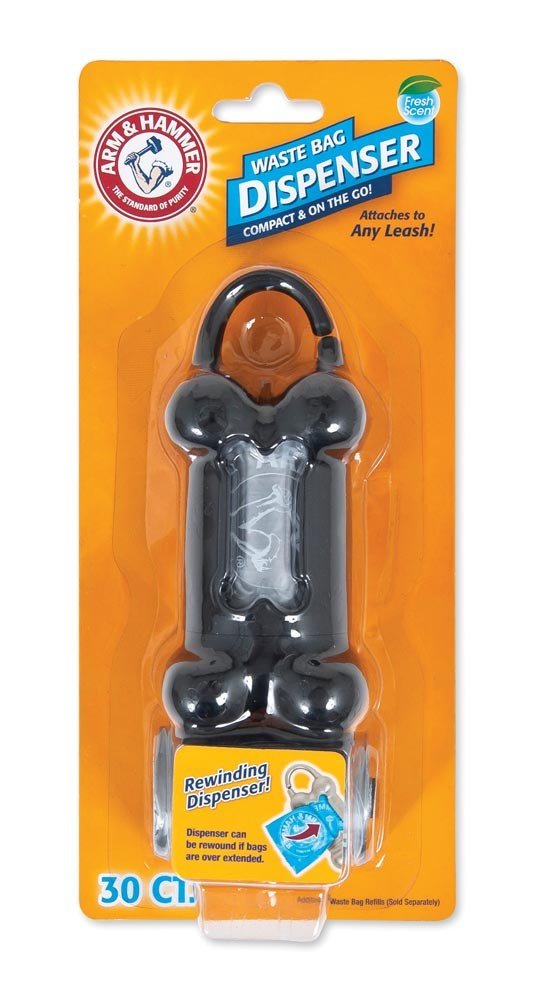 Arm & Hammer Bone Dispenser & Disposable Waste Bags Assorted 1ea/One Size, 30 ct - Pets Perfect