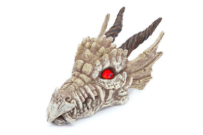 Penn-Plax Dragon Skull Gazer Aquarium Ornament, 3 in, Small