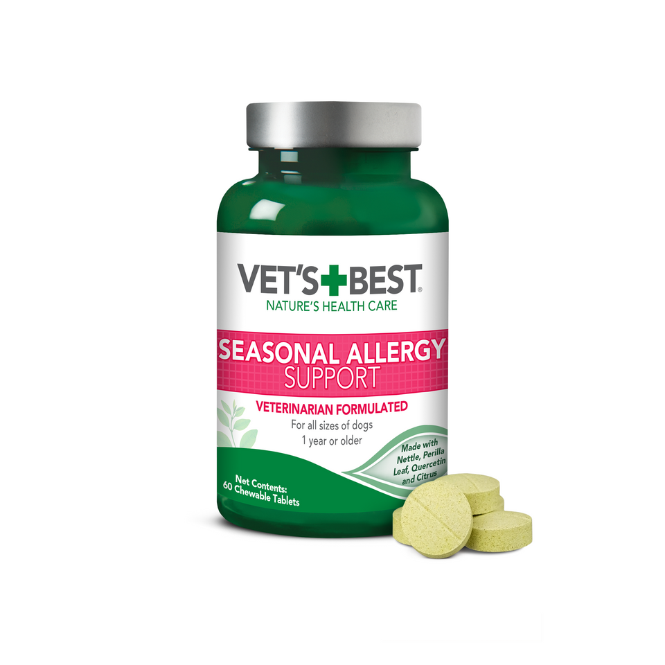 Vet's Best Seasonal Allergy Support Dog Supplement, 60-Count