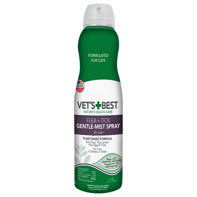 Vet's Best Flea & Tick Gentle-Mist Spray for Cats, 6.3 oz