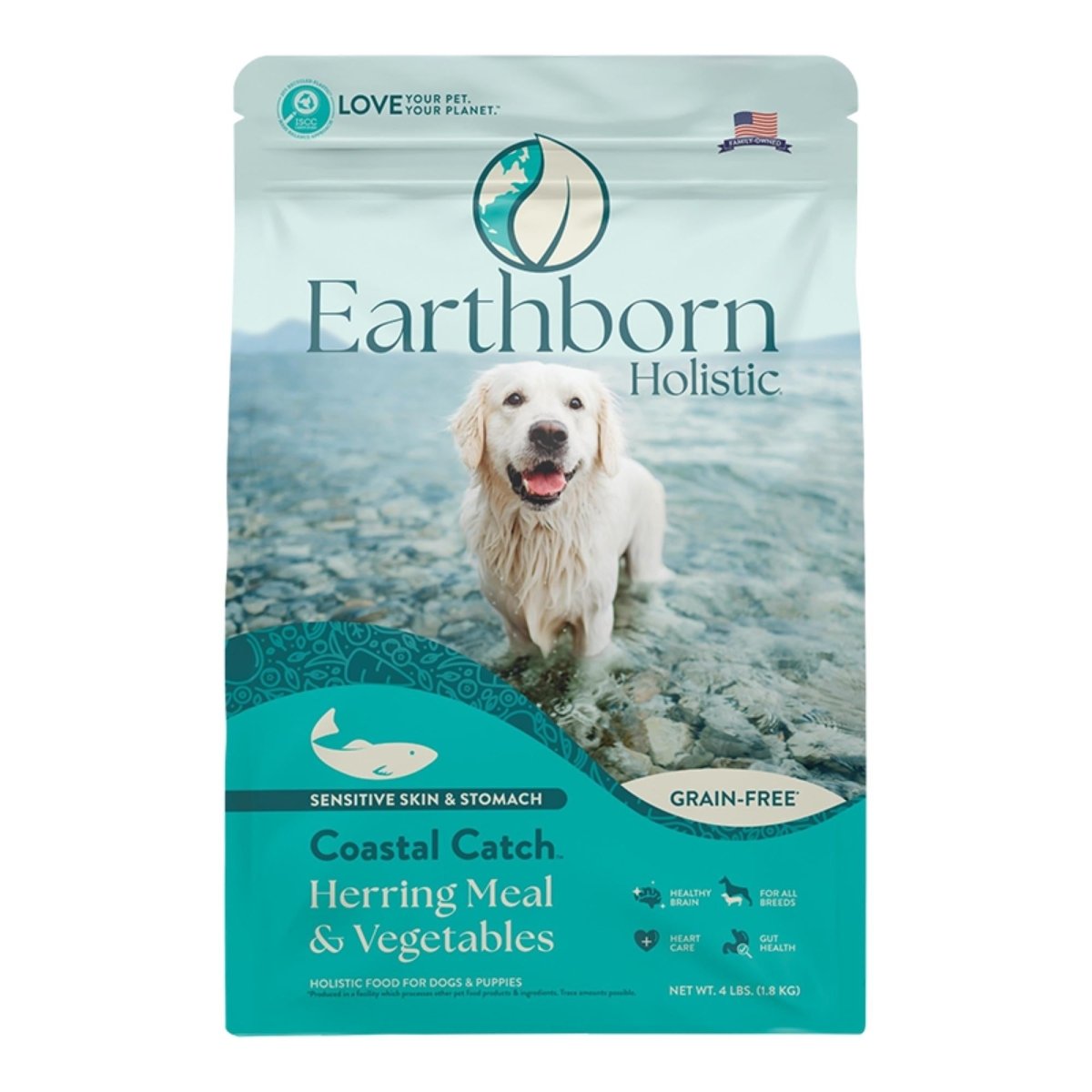 Earthborn Holistic Coastal Catch Grain - Free Dog Food 4 Lb - Pets Perfect