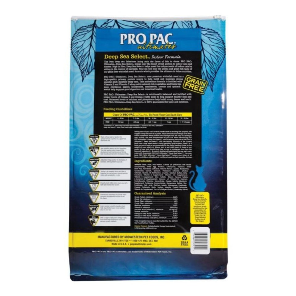 Ultimates Deep Sea Select Grain-Free Dry Cat Food - Whitefish, 14 lb, view 2