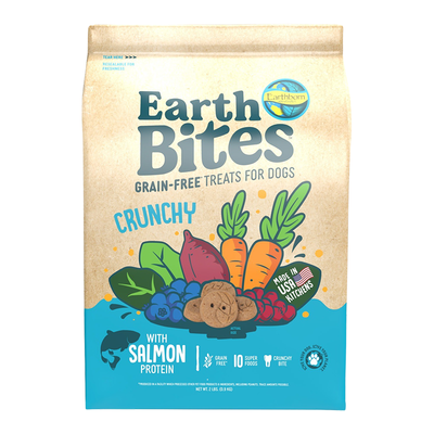 Earthborn Holistic EarthBites Salmon & Pumpkin Crunchy Dog Treats 2 lb
