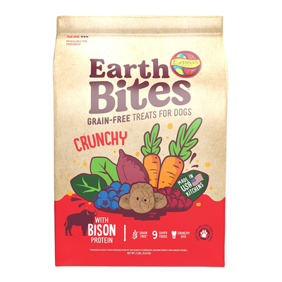 Earthborn Holistic EarthBites Bison & Pumpkin Crunchy Dog Treats 2 lb