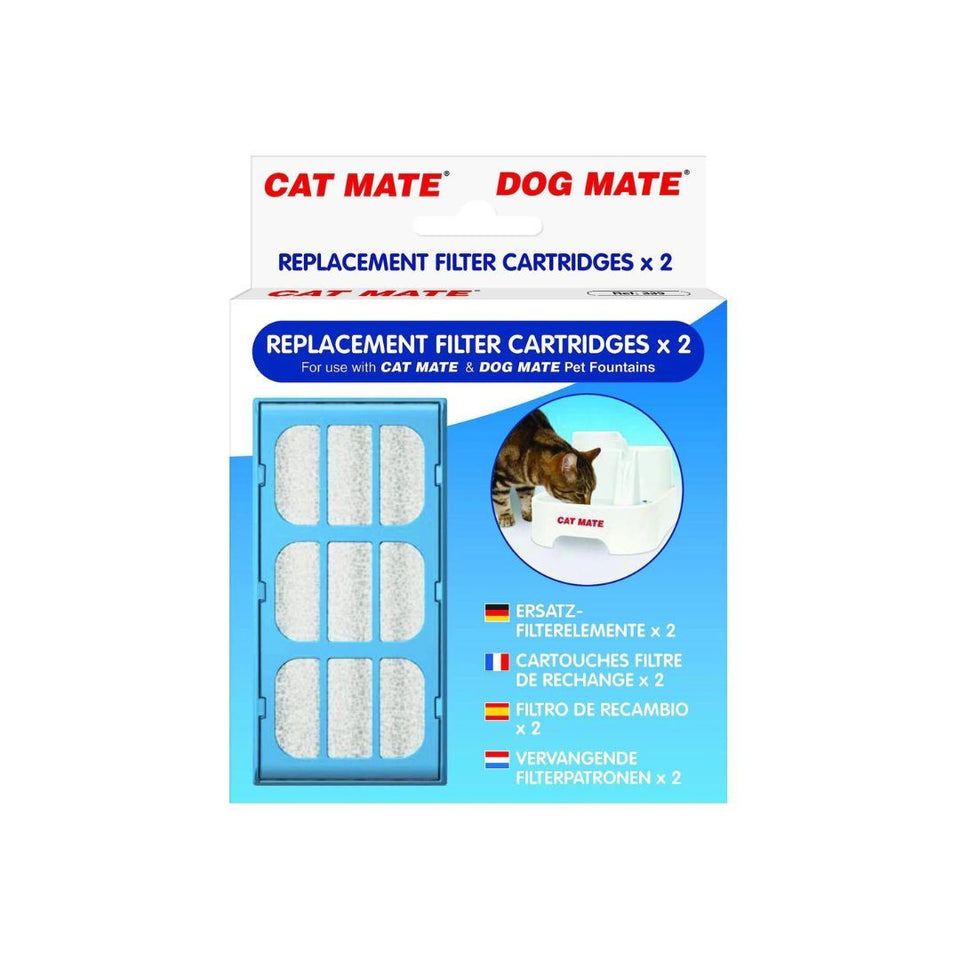 Ani Mate Replacement Filter Cartridges, Blue 2 ct