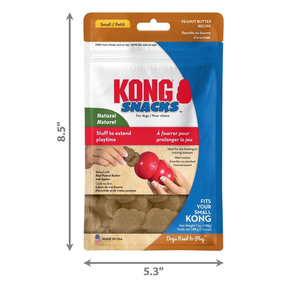 KONG Stuff'N Snacks Dog Treats Peanut Butter Small, 8 oz