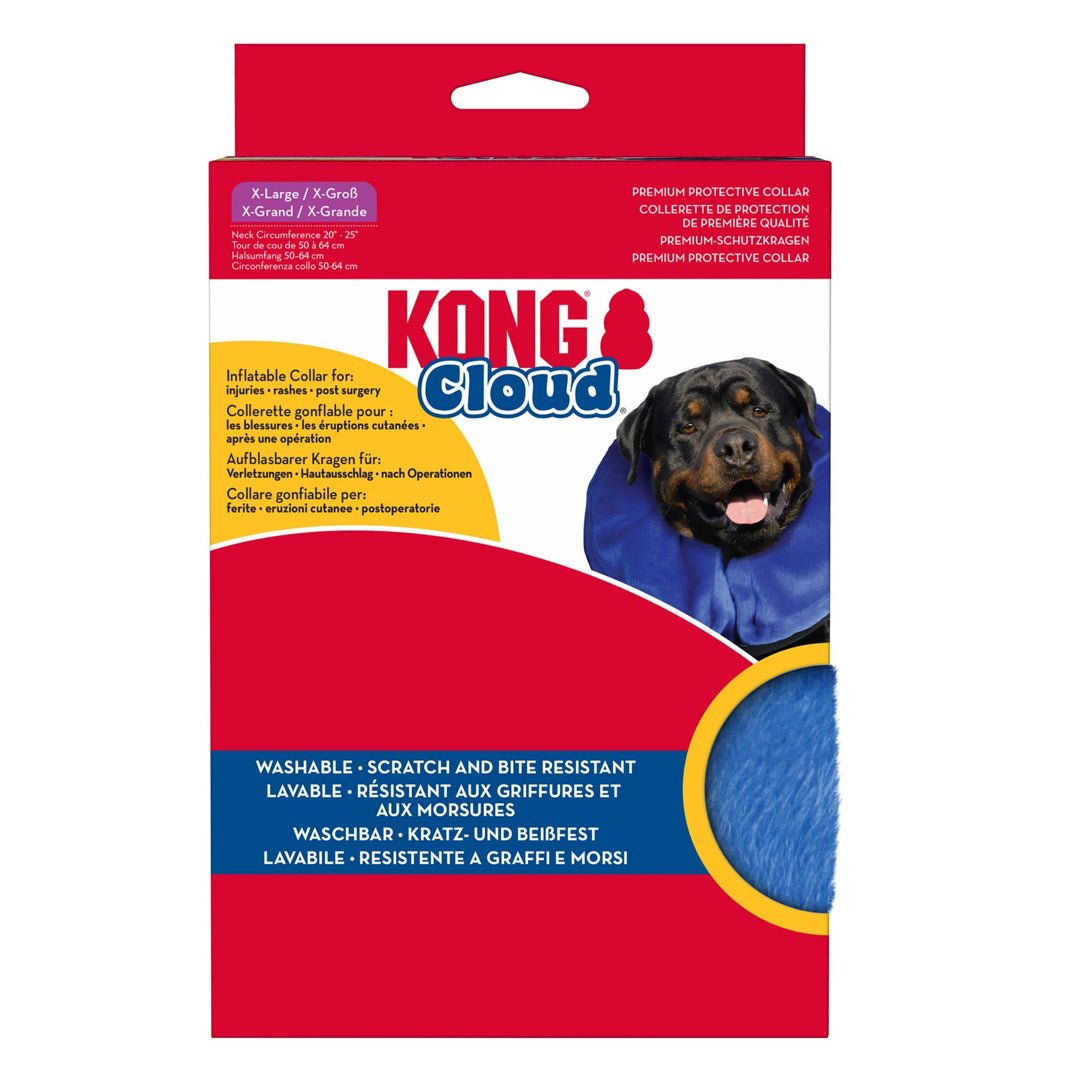 KONG Inflatable E - Collar Blue 1ea/XL - Pets Perfect