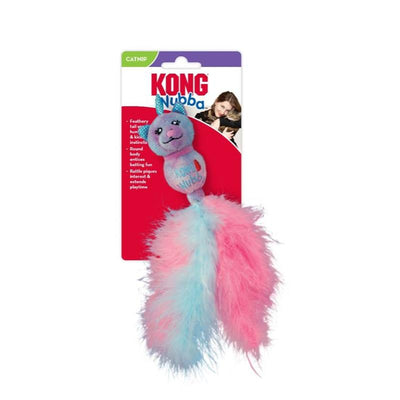 KONG Wubba Caticorn Cat Toy Pink/Light Blue