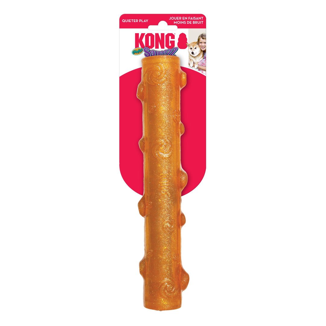 KONG Squeezz Crackle Stick Dog Toy Assorted 1ea/LG - Pets Perfect