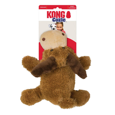KONG Cozie Marvin Moose Plush Dog Toy, Brown X-Large