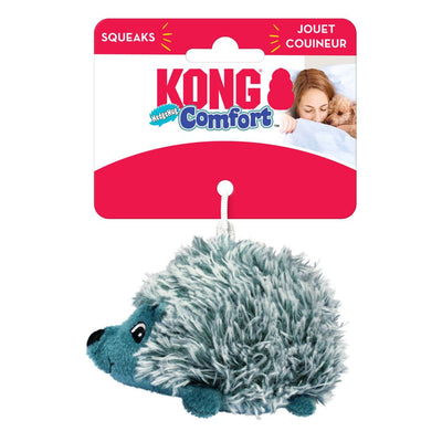 KONG Comfort HedgeHug Plush Dog Toy - Squeaky & Crinkle, X-Small